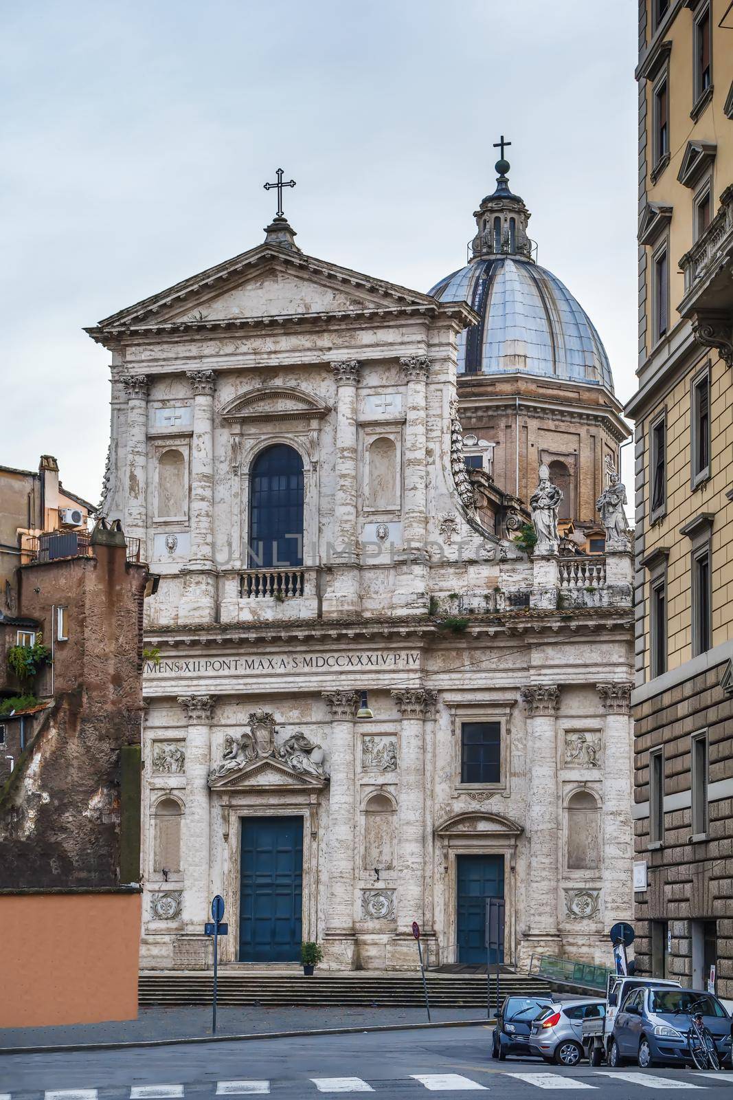 Church San Giovanni dei Fiorentini, Rome, Italy by borisb17