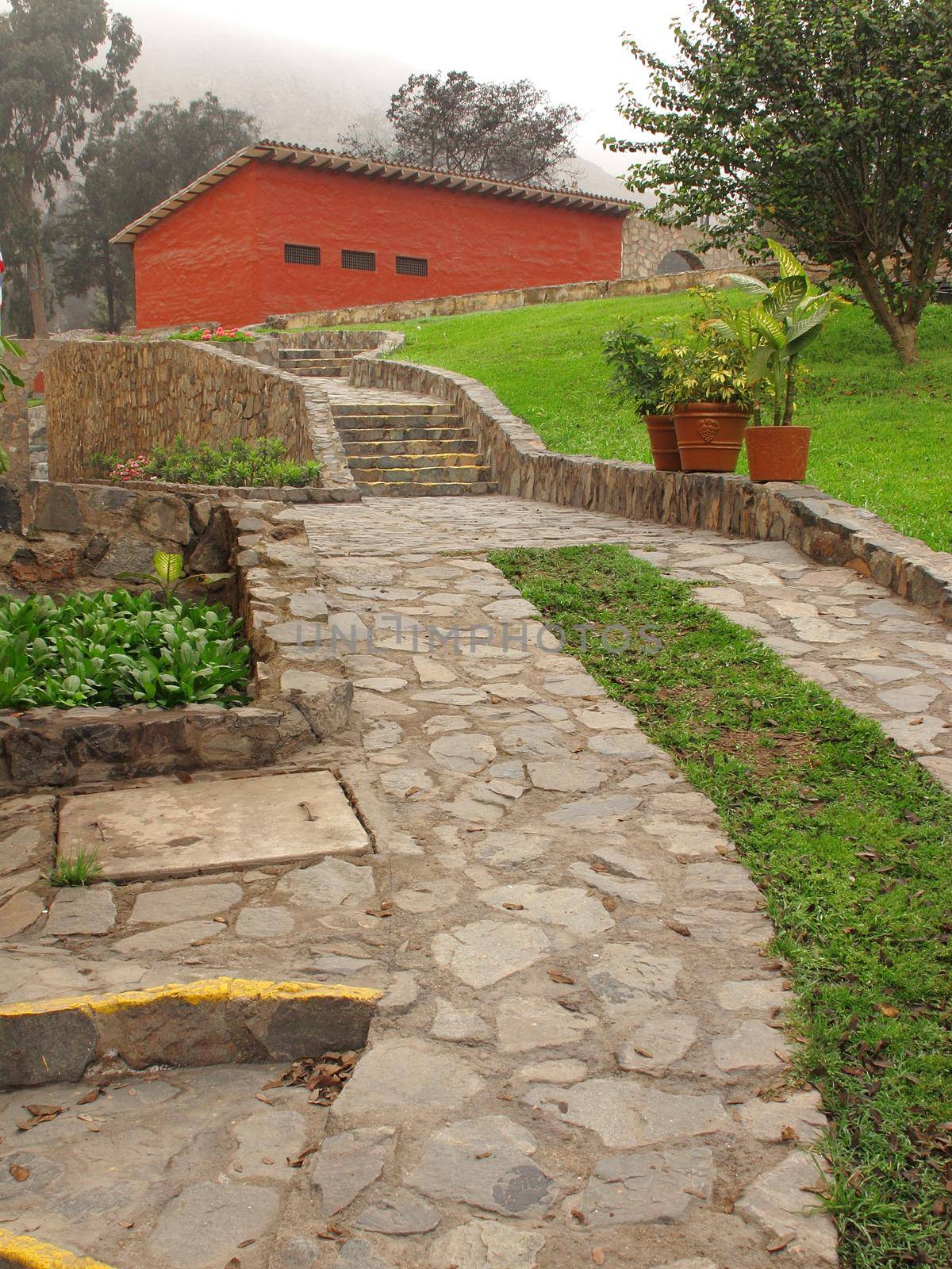 Old town house view. Peru