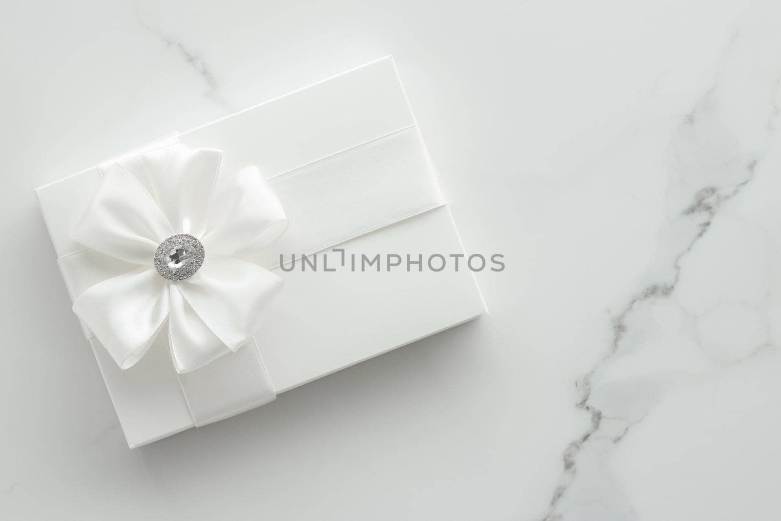 Romantic celebration, lifestyle and holiday present concept - Luxury wedding gifts on marble