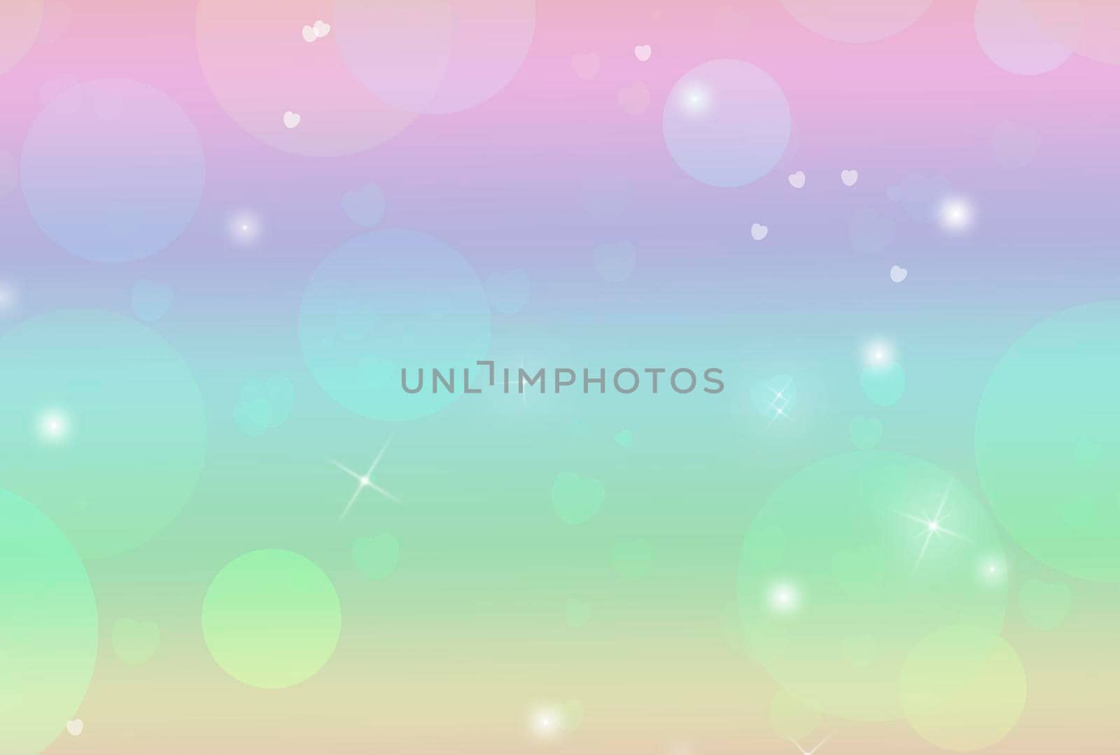 Abstract multicolored bright background with many bubbles. by Sonluna