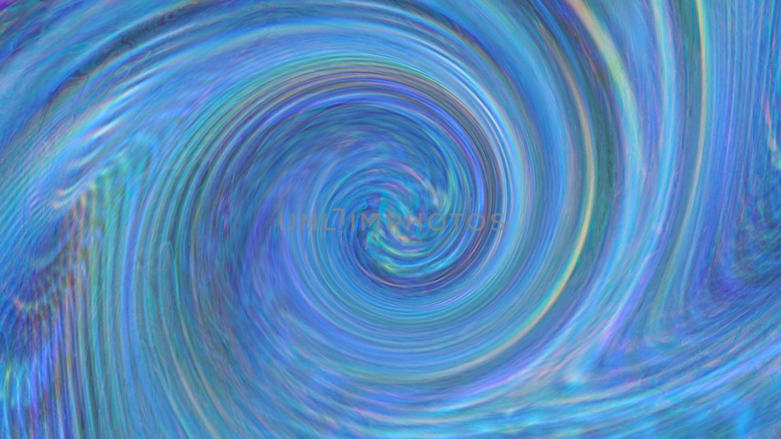 Abstract rainbow holographic background spiral.