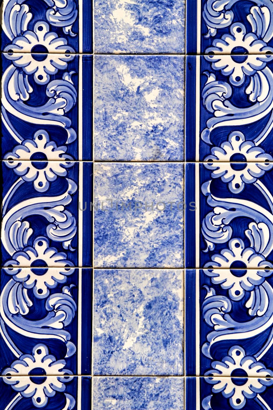 Colorful tiles of Lisbon, Portugal