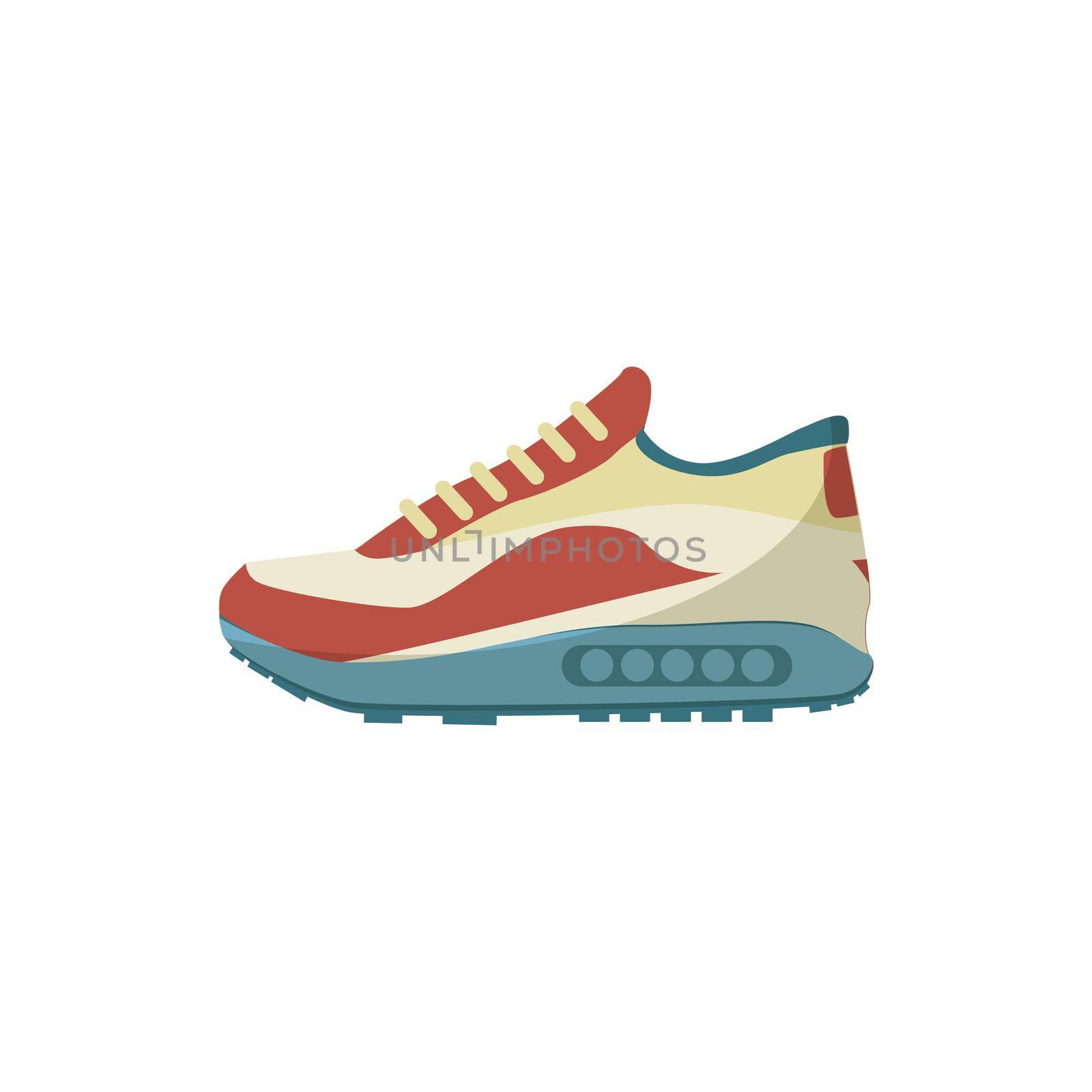 Sneakers icon, cartoon style by ylivdesign