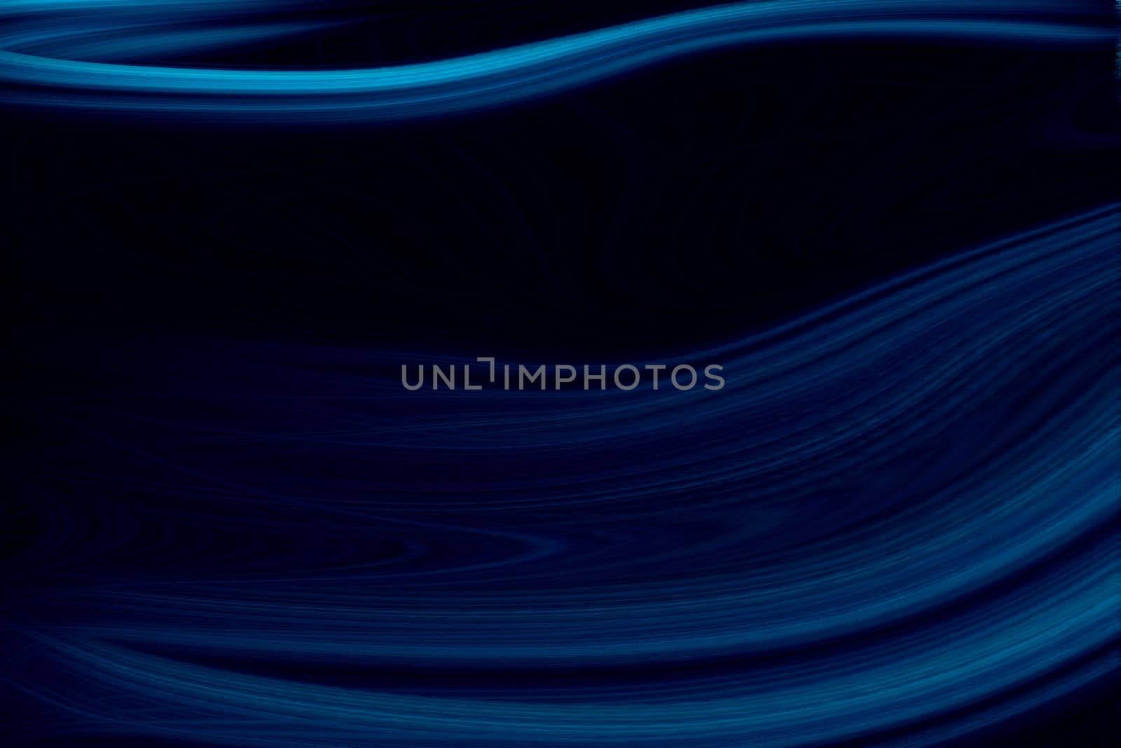 Abstract blue background, wave, veil or smoke texture - computer generated 