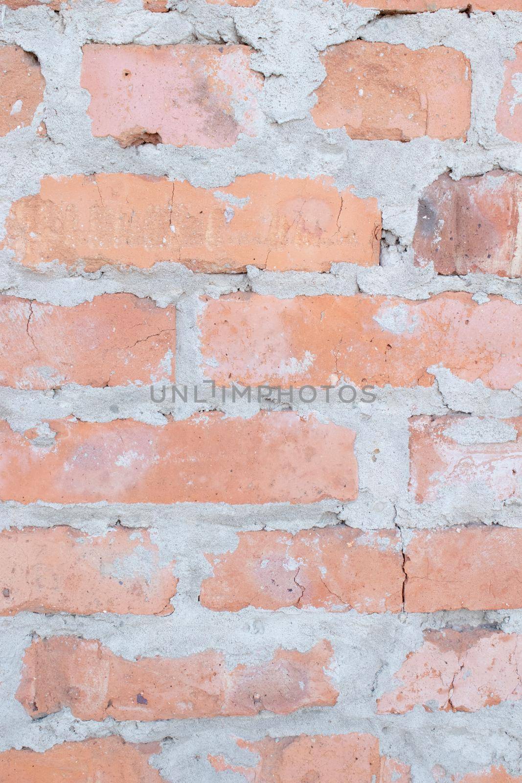 Old brown brick wall. Close-up. Horizontal view. grunge abstract Background. Texture. brick wall structure. Template design for web banners by oliavesna