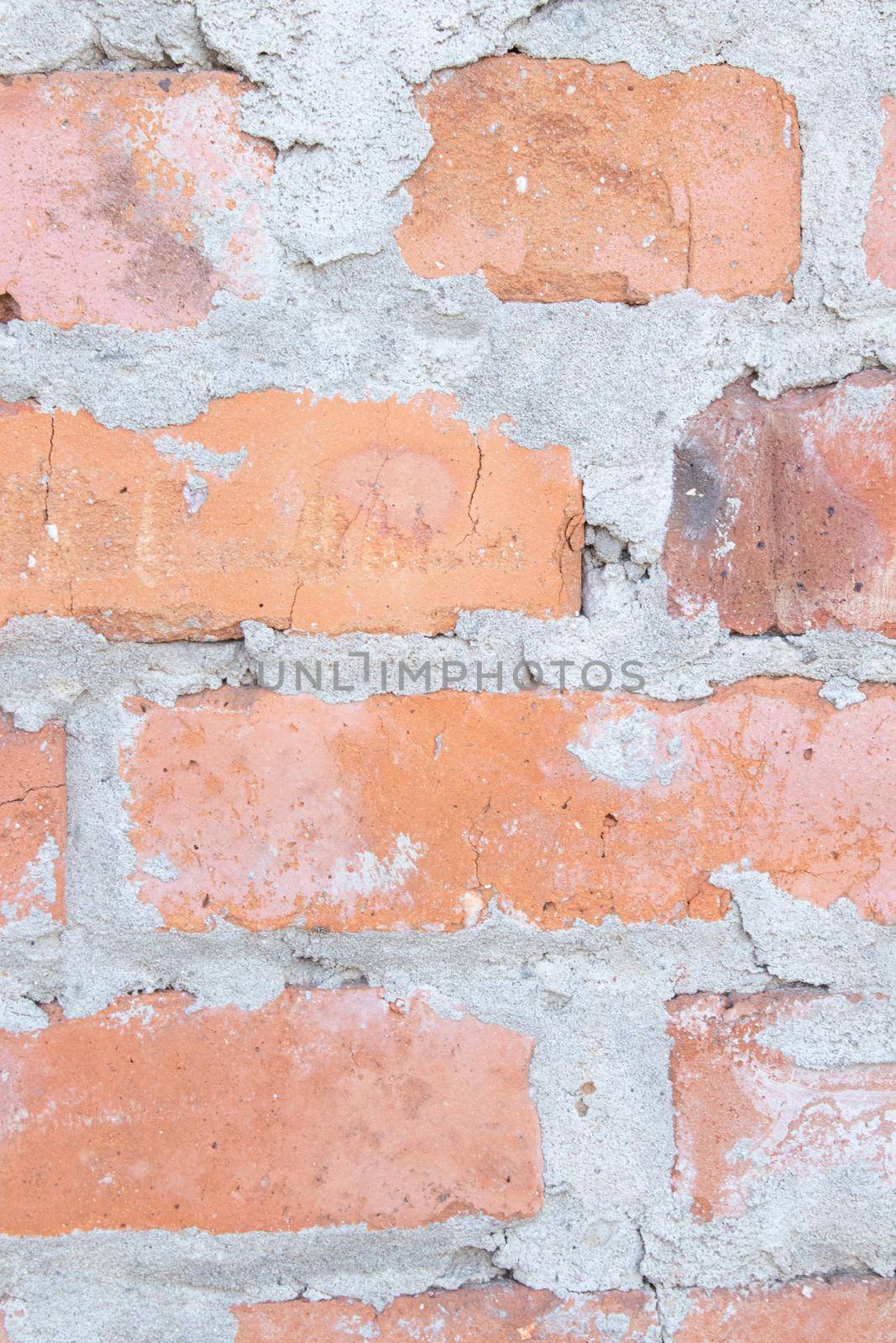 Old brown brick wall. Close-up. Horizontal view. grunge abstract Background. Texture. brick wall structure. Template design for web banners by oliavesna