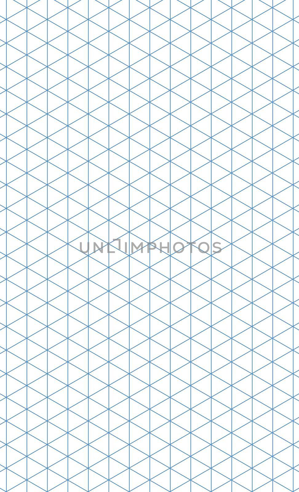 Graph paper. Printable isometric color grid paper with color lines. Geometric background for school, textures, notebook, diary, notes, print, books. Realistic lined paper blank size Legal.
