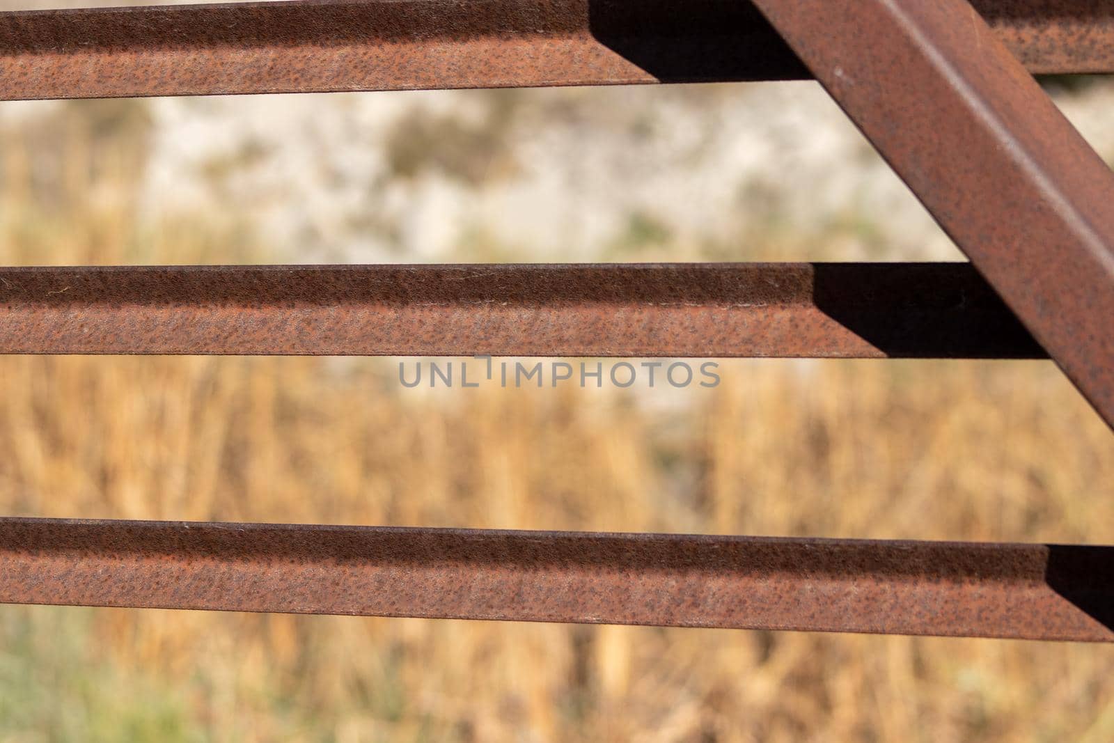 Close up of a bridge railing background . High quality photo