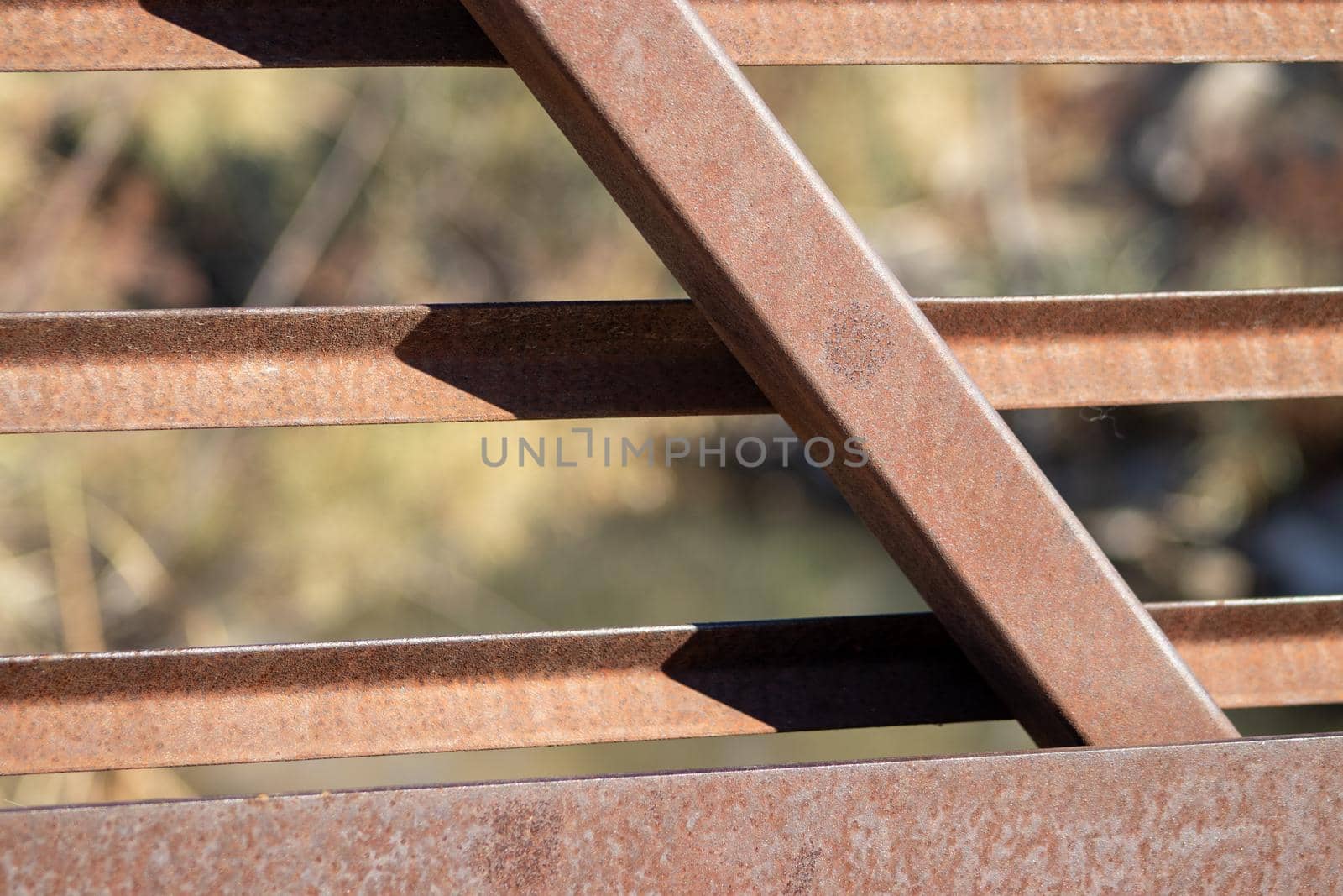 Close up of a bridge railing background . High quality photo