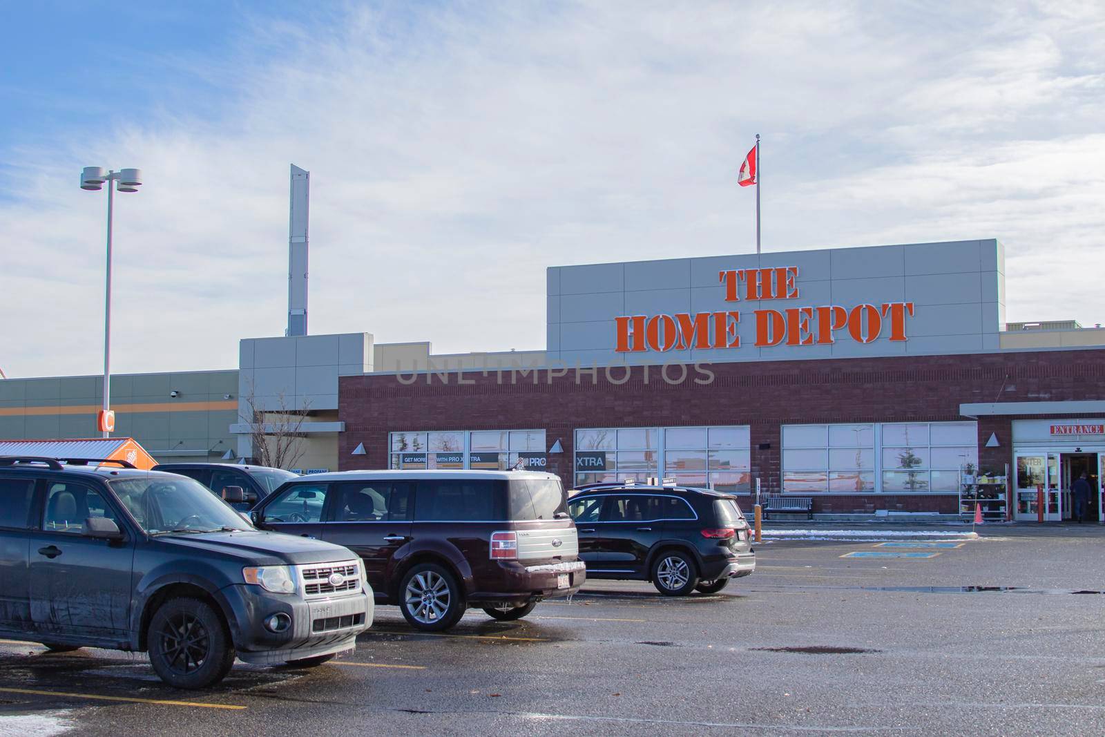 Calgary Alberta, Canada. Oct 17, 2020. The Home Depot is the largest home improvement retailer in the United States, supplying tools, construction products, and services. by oasisamuel