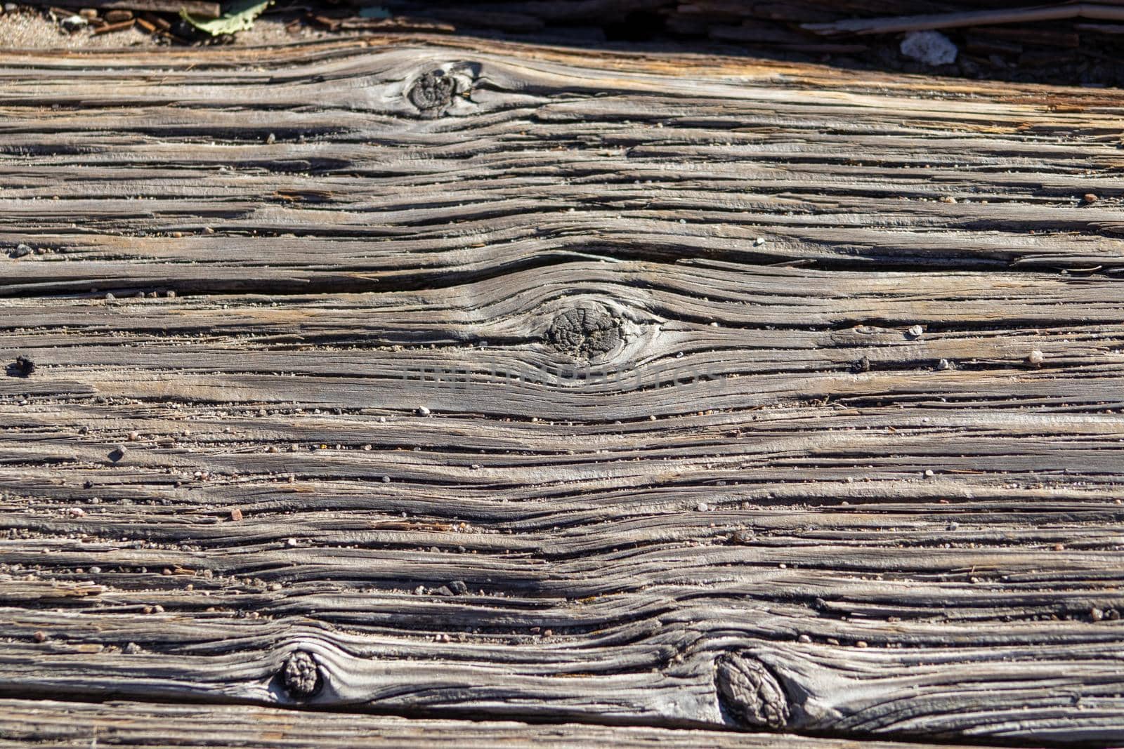 Wood Grain background close up of bridge planks by gena_wells