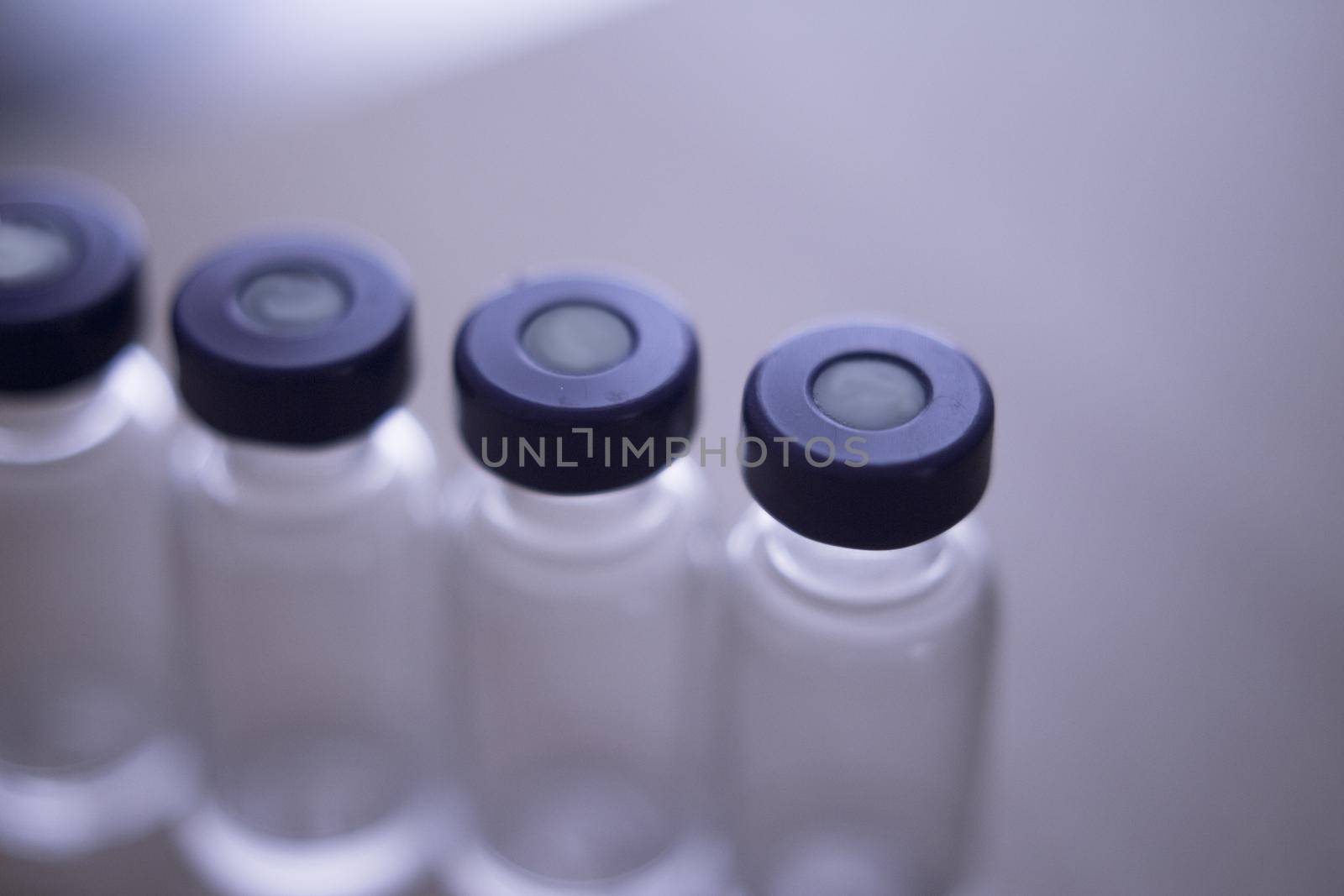 Empty covid 19 vaccine cans. No people