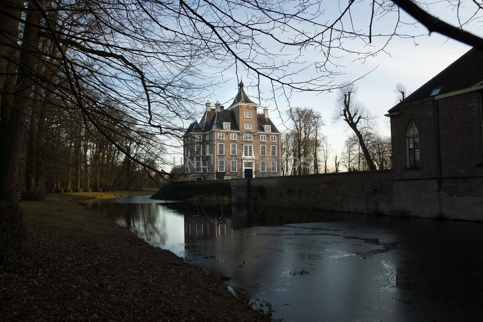 View of medieval castle Soelen in the evening by LeoniekvanderVliet