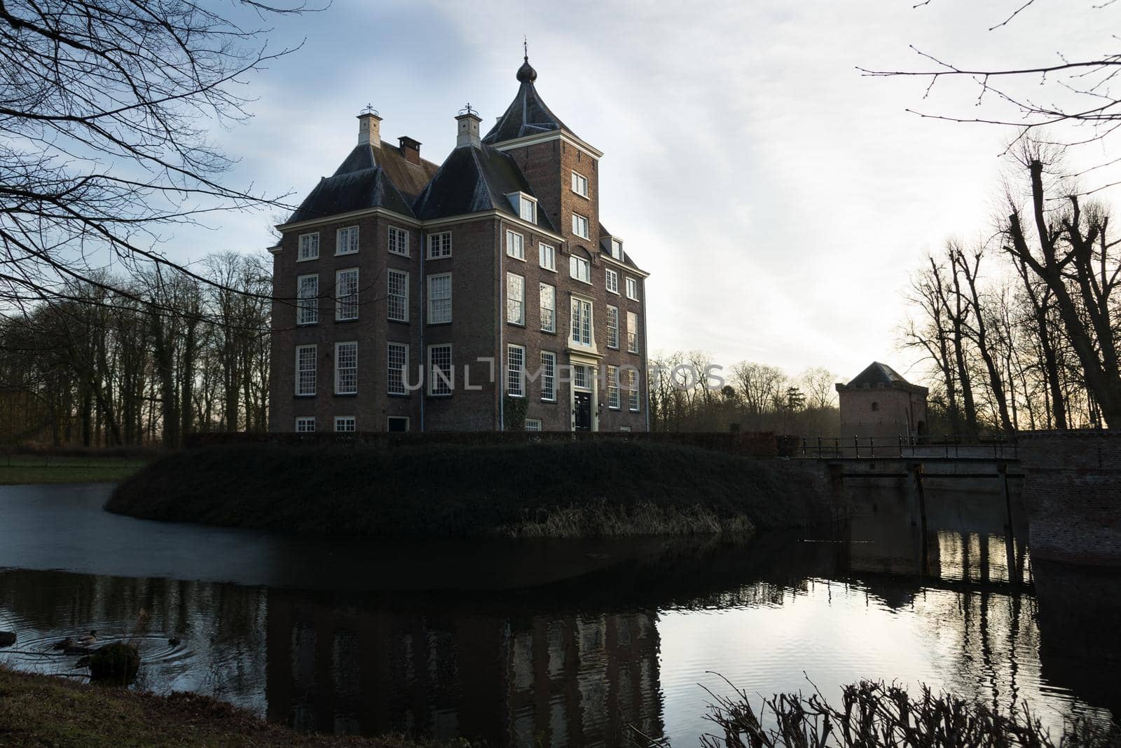 View of medieval castle Soelen in the evening by LeoniekvanderVliet