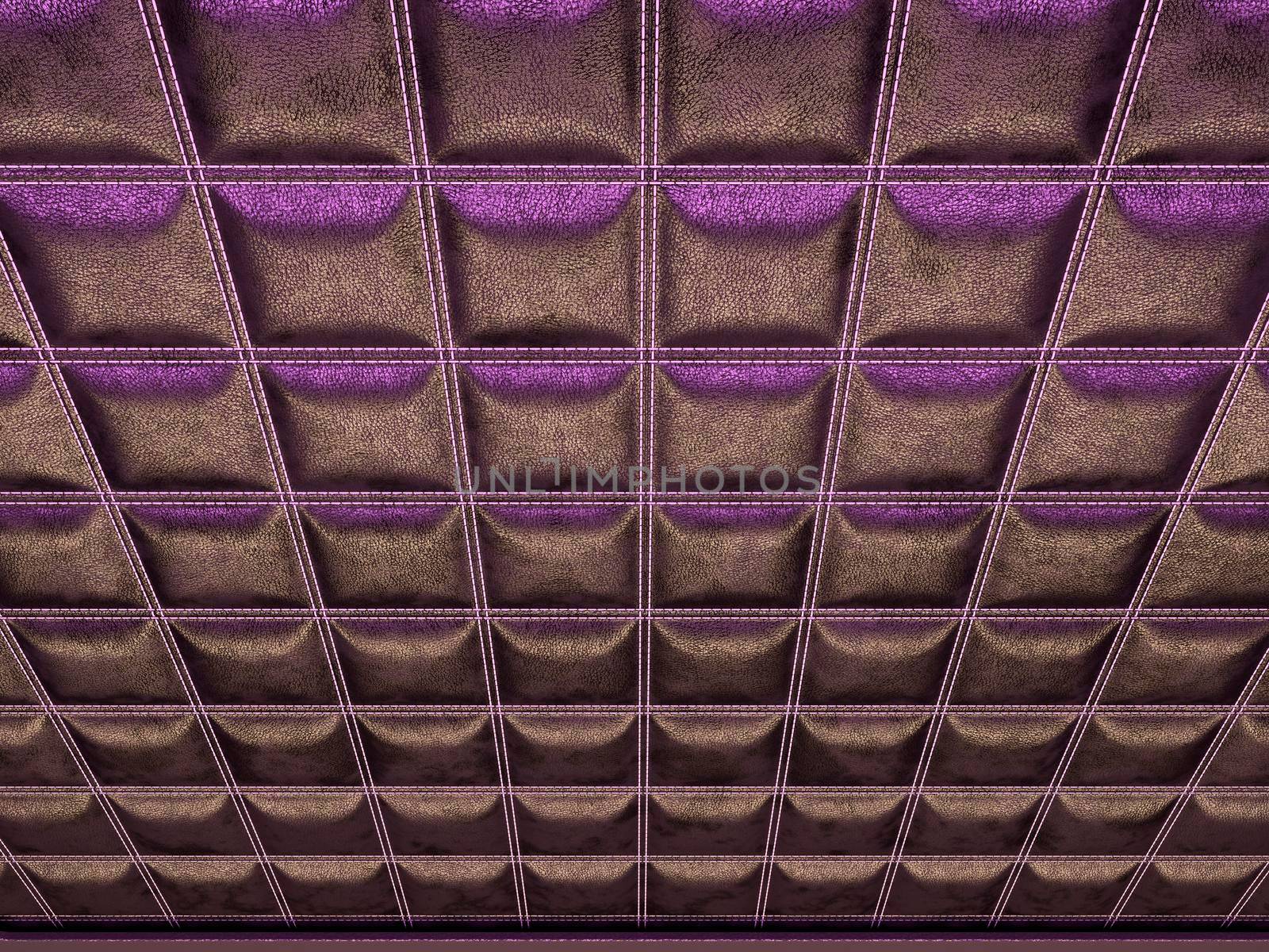 Leather stitched texture or background purple and brown by Arsgera