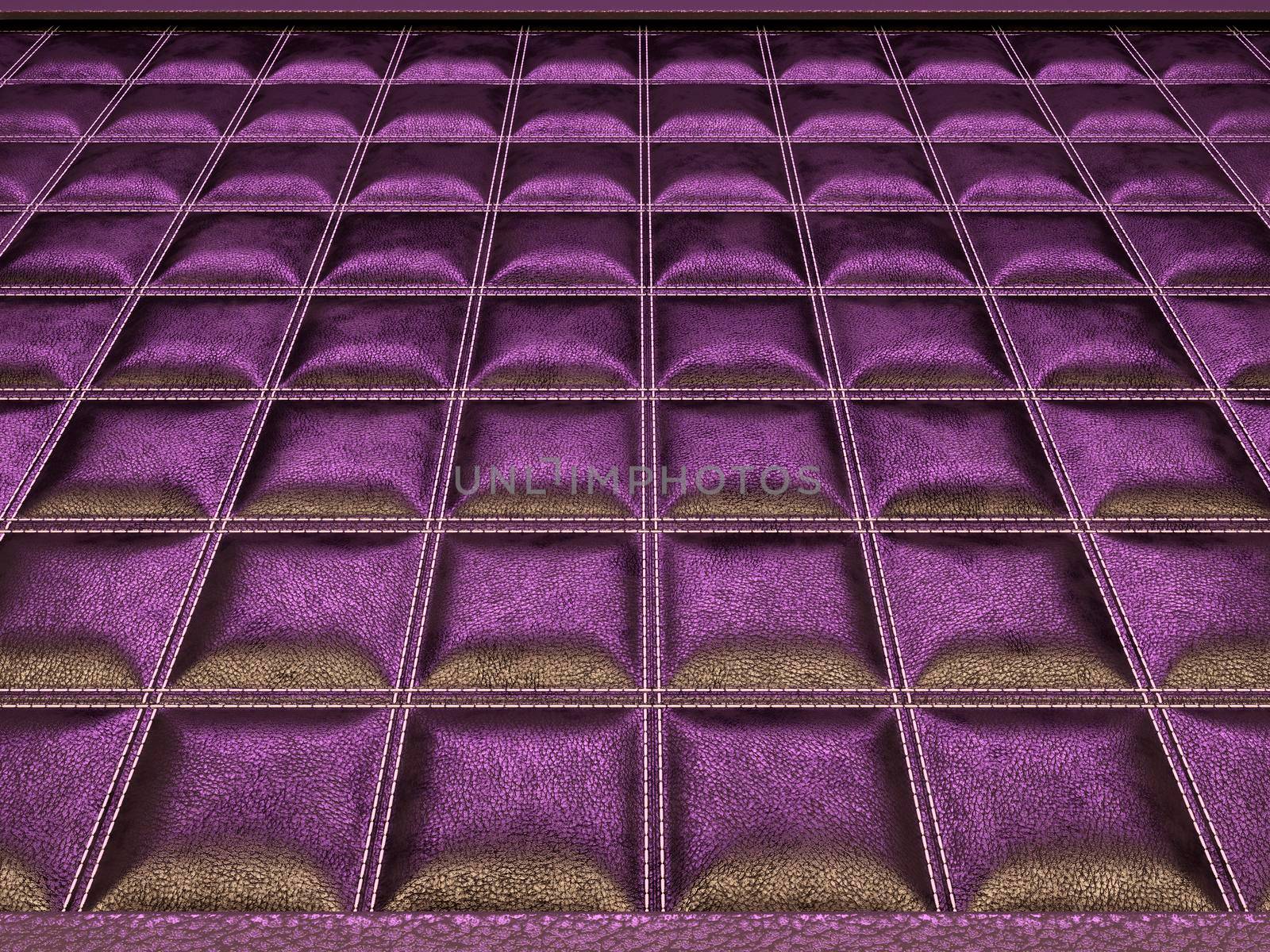 Leather stitched texture or background purple and brown by Arsgera