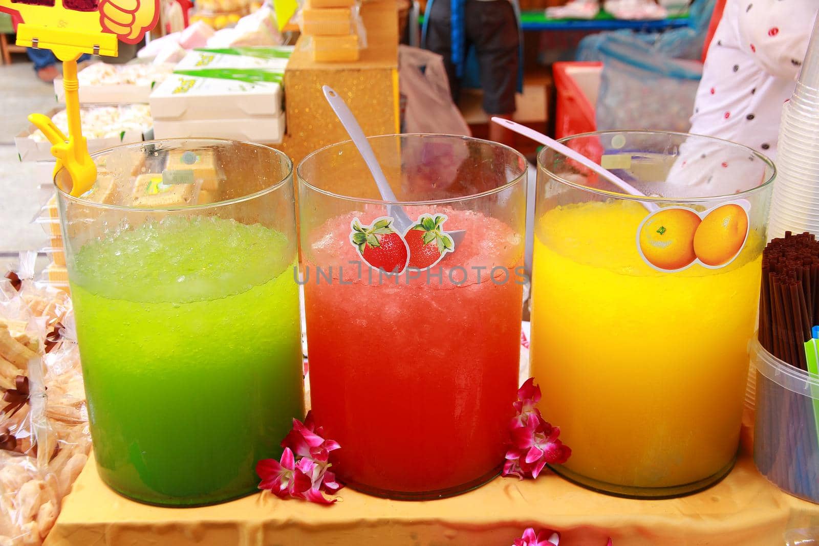 Shop the juice ice sweet taste traditional Thailand.