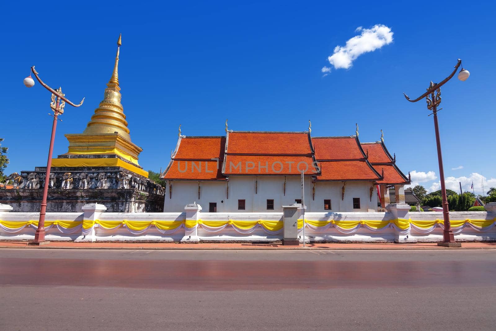 Thailand Temple in Nan Province