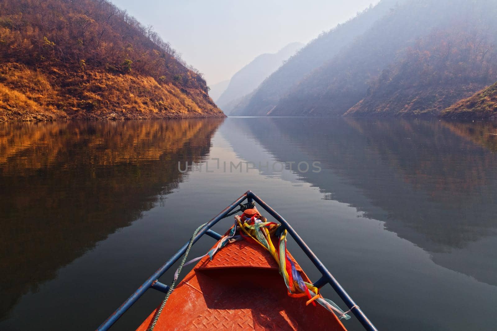 Mae Ping National Park in Li district, Lamphun.thailand. Kaeng Kor is big lake which surrounded by mountains