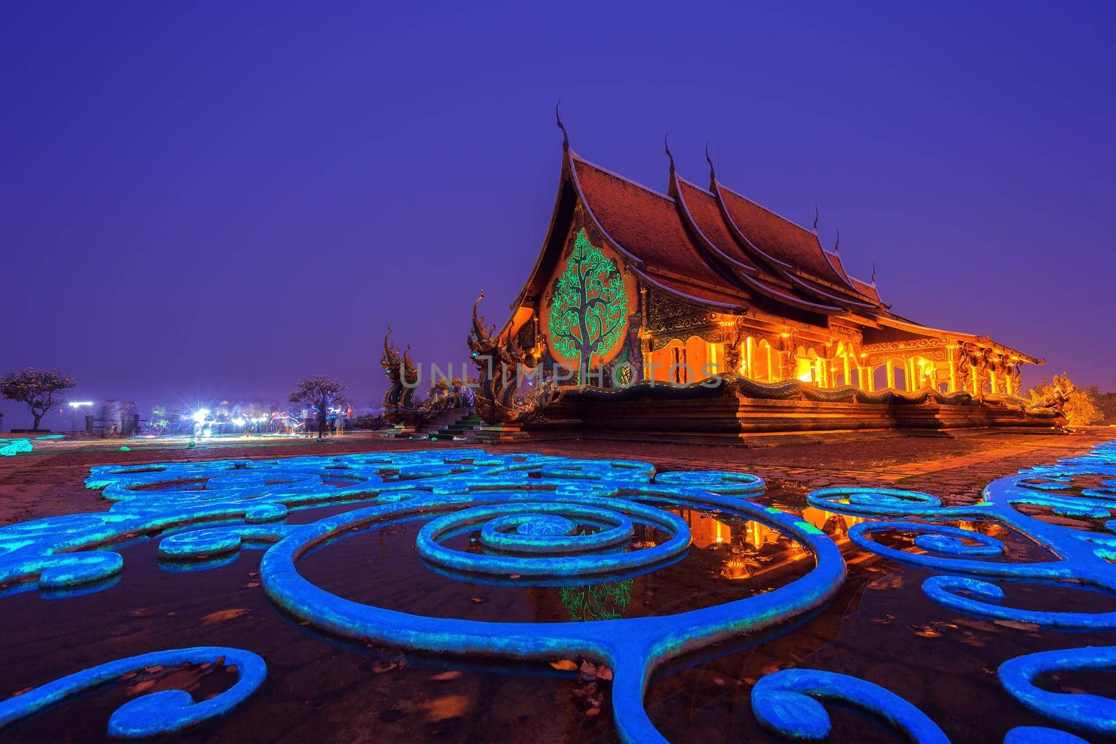 Sirindhorn Wararam Phu Prao Temple (Wat Phu Prao)in Ubon Ratchathani province, Thailand.