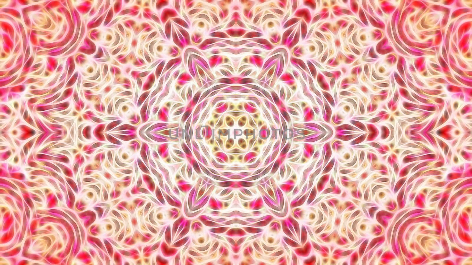Abstract multicolored background with ornaments. Design, art