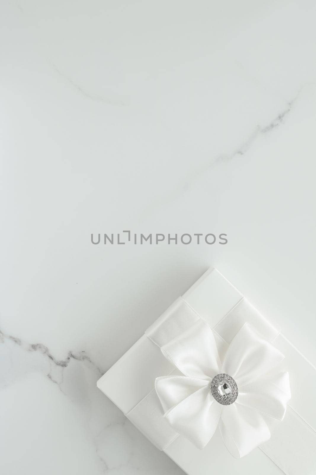 Romantic celebration, lifestyle and holiday present concept - Luxury wedding gifts on marble