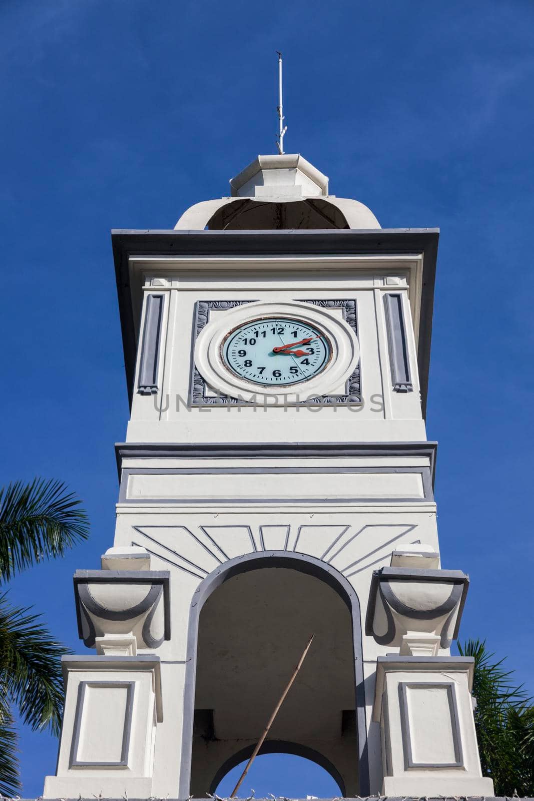 Clock tower in Ahuachapan. Ahuachapan, Ahuachapan , El Salvador.