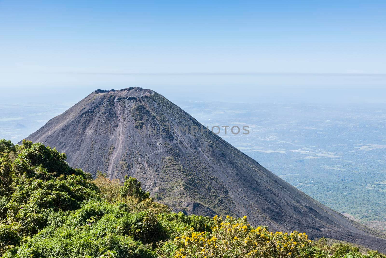Izalco Volcano in Cerro Verde National Park. Santa Ana, El Salvador.