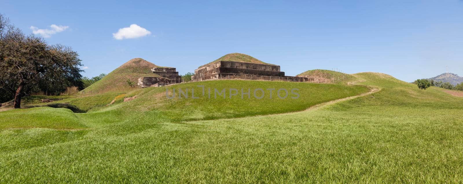 San Andres ruins in El Salvador. La Libertad, El Salvador.