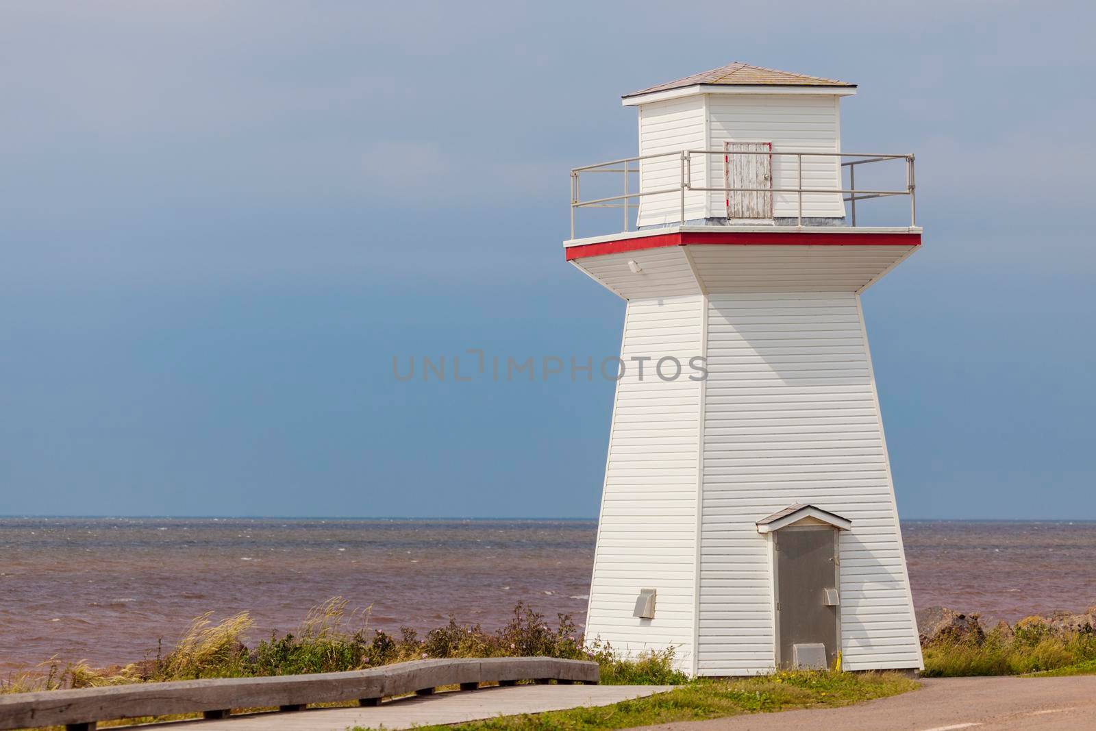 Summerside Outer Range Front Lighthouse on Prince Edward Island. Prince Edward Island, Canada.