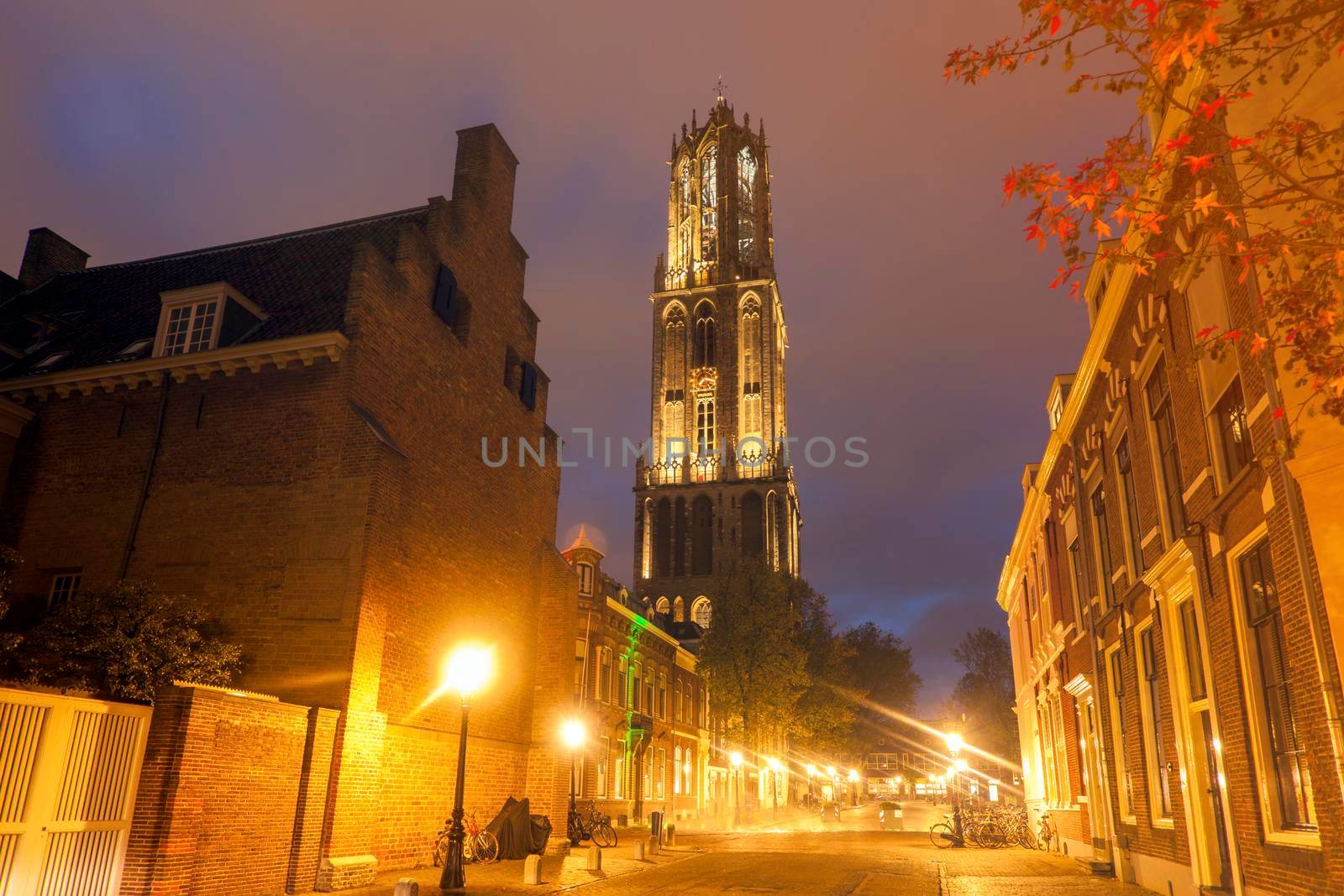 Dom Tower of Utrecht. Utrecht, South Holland, Netherlands.