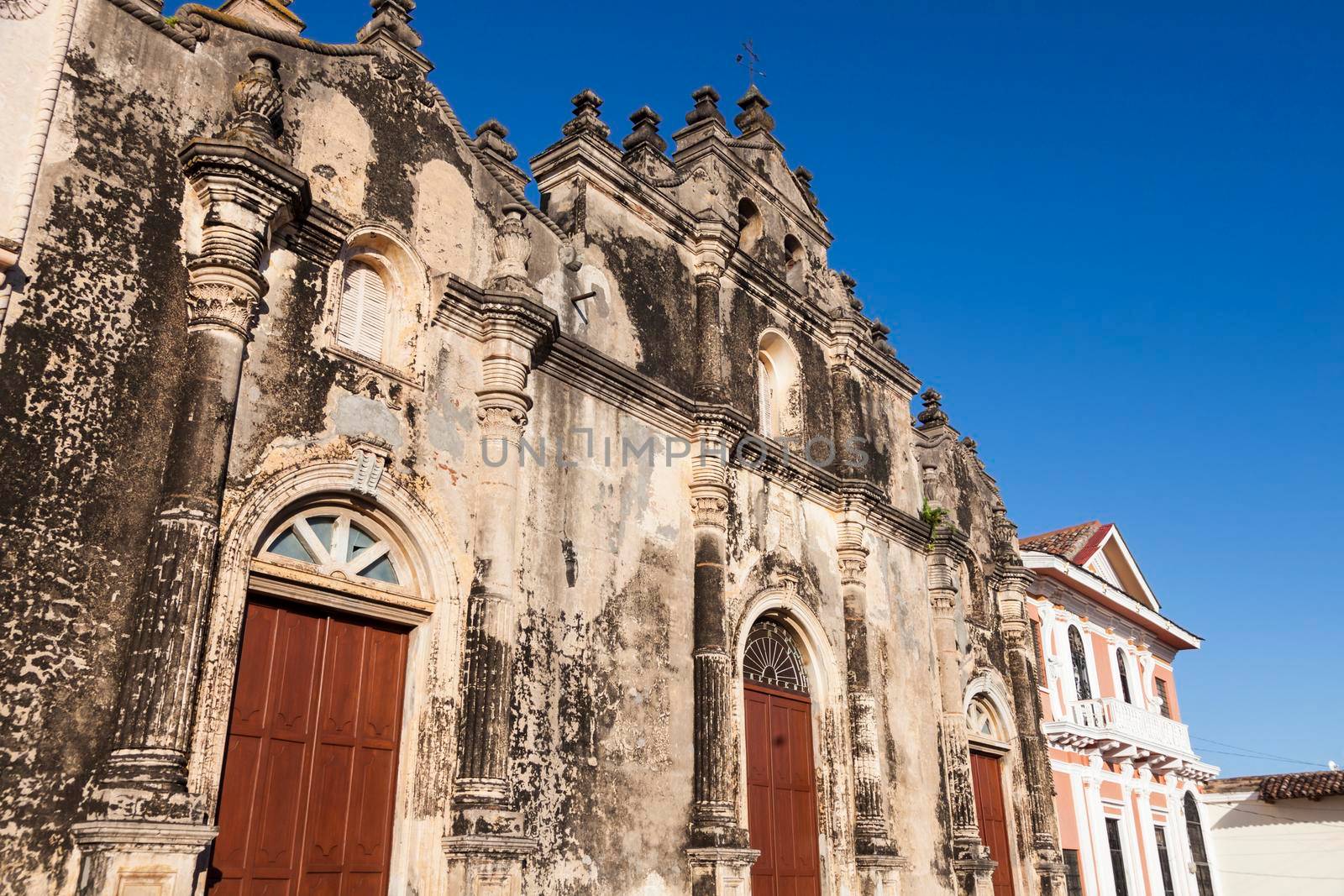 La Merced Church in Granada. Granada, Nicaragua.