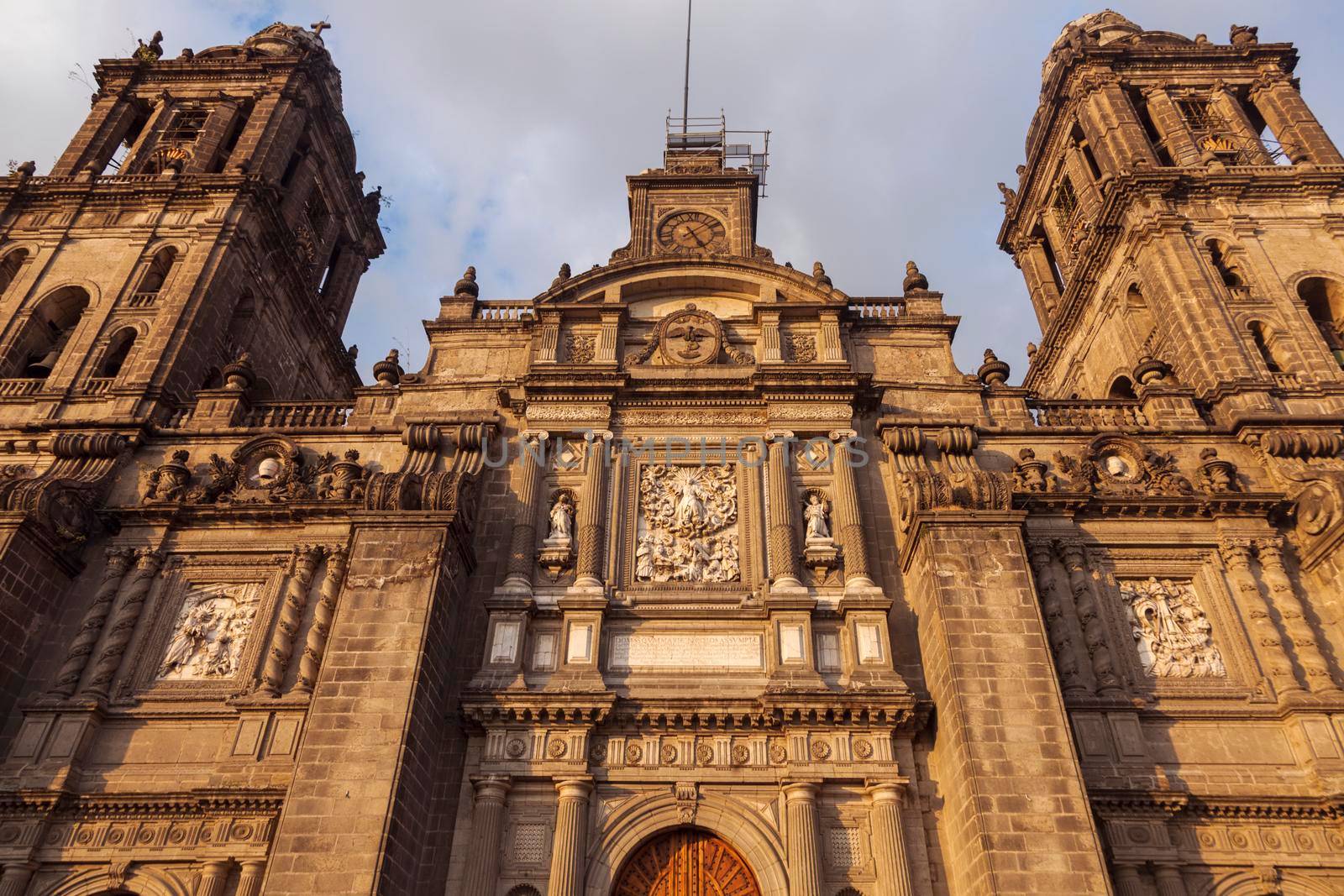Metropolitan Cathedral in Mexico City. Mexico City, Mexico.