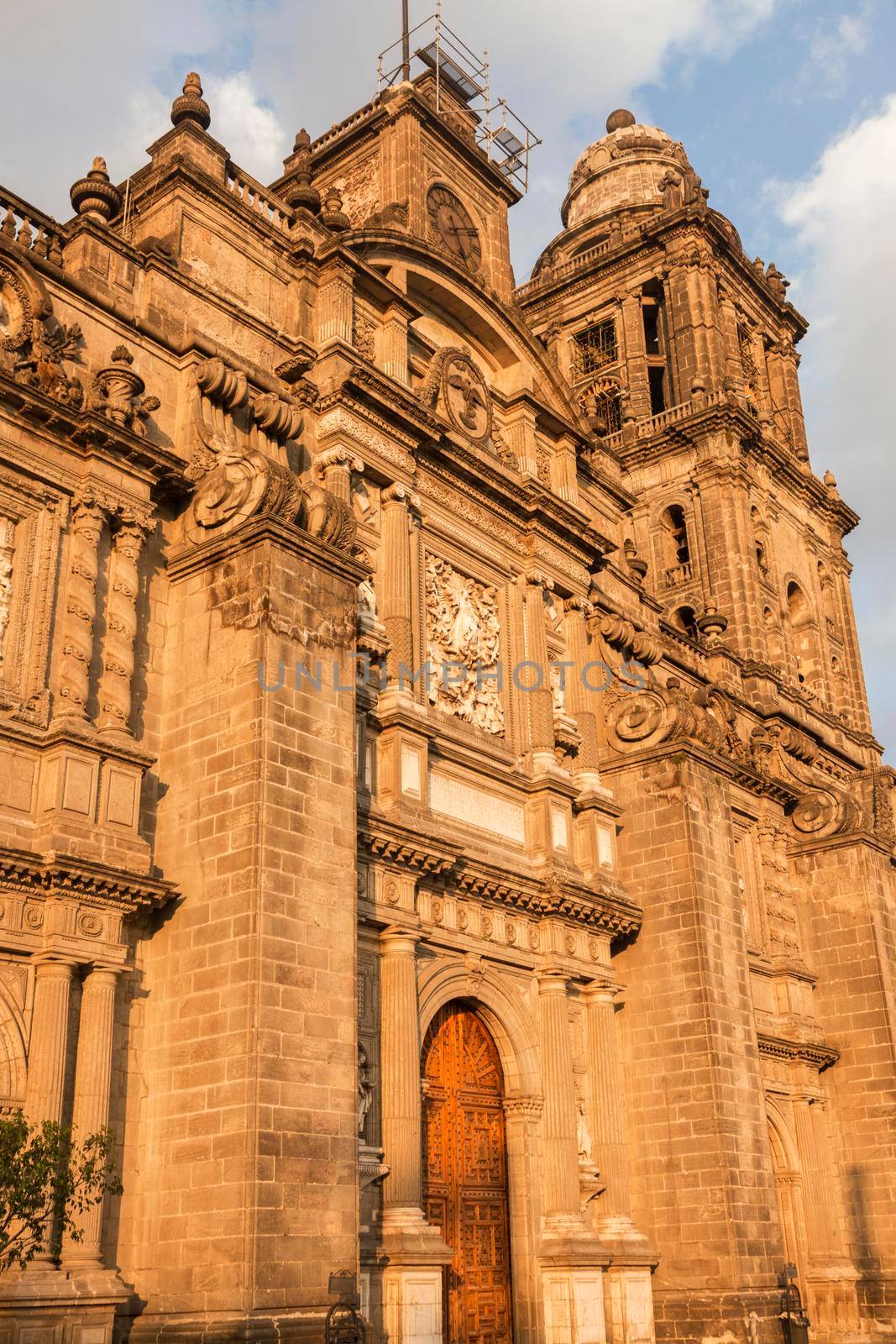 Metropolitan Cathedral in Mexico City. Mexico City, Mexico.