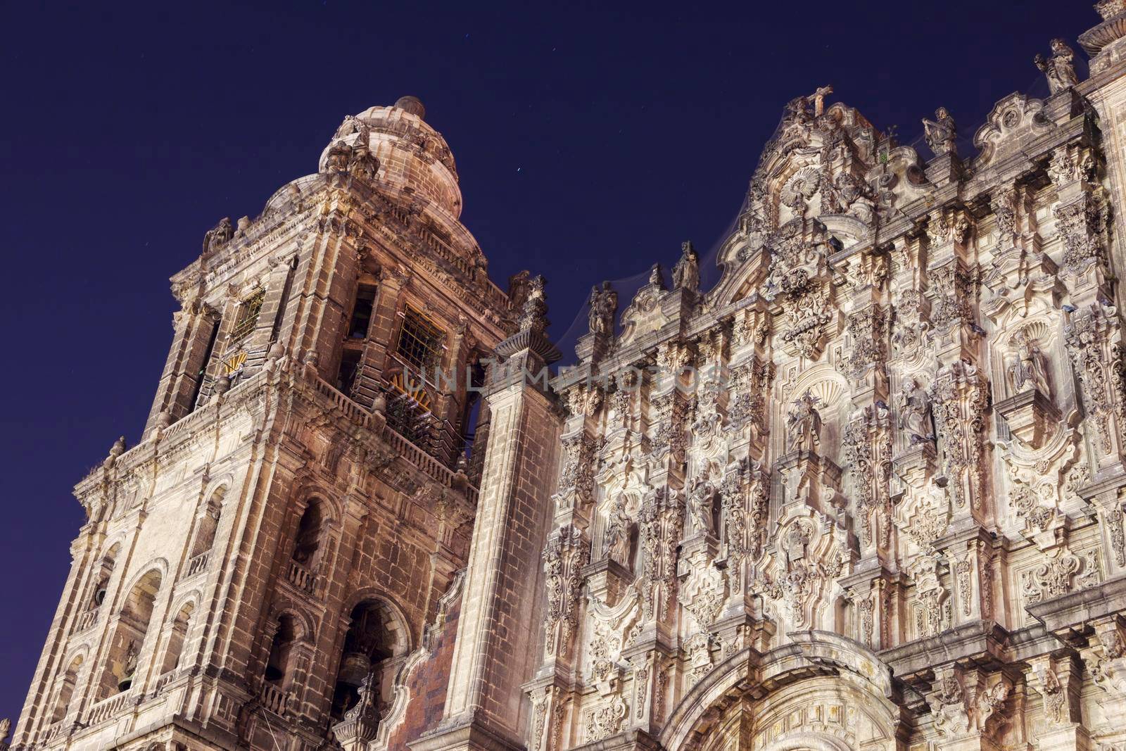 Metropolitan Cathedral in Mexico City. Mexico City, Mexico.