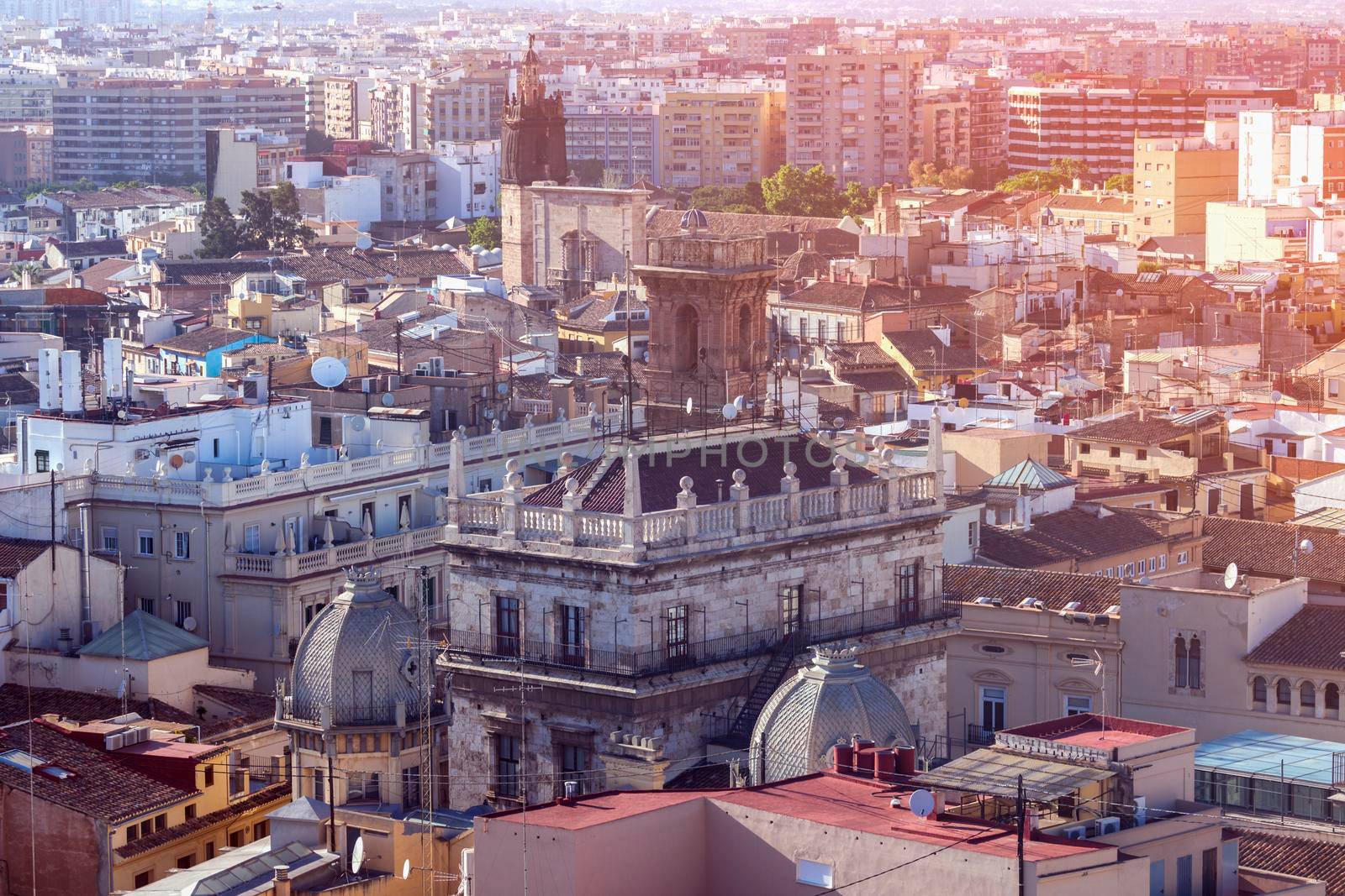 Architecture of Valencia. Valencia, Valencian Community, Spain.