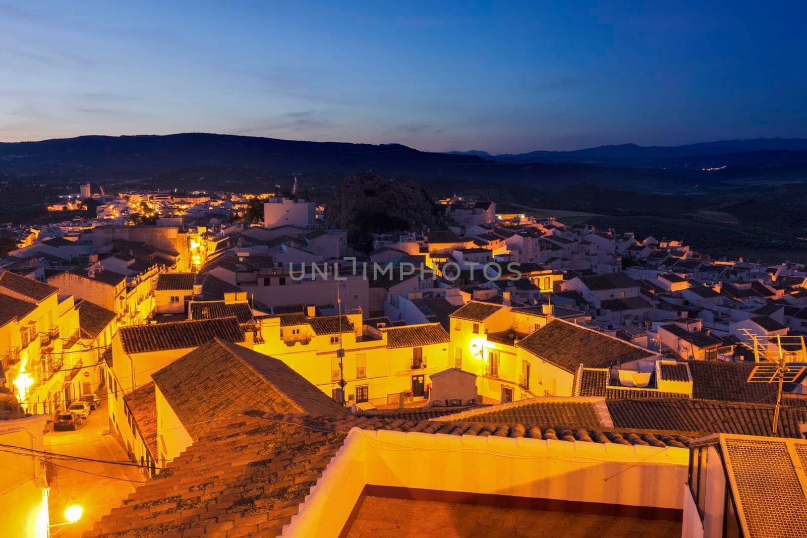 Architecture of Olvera. Olvera, Andalusia, Spain.