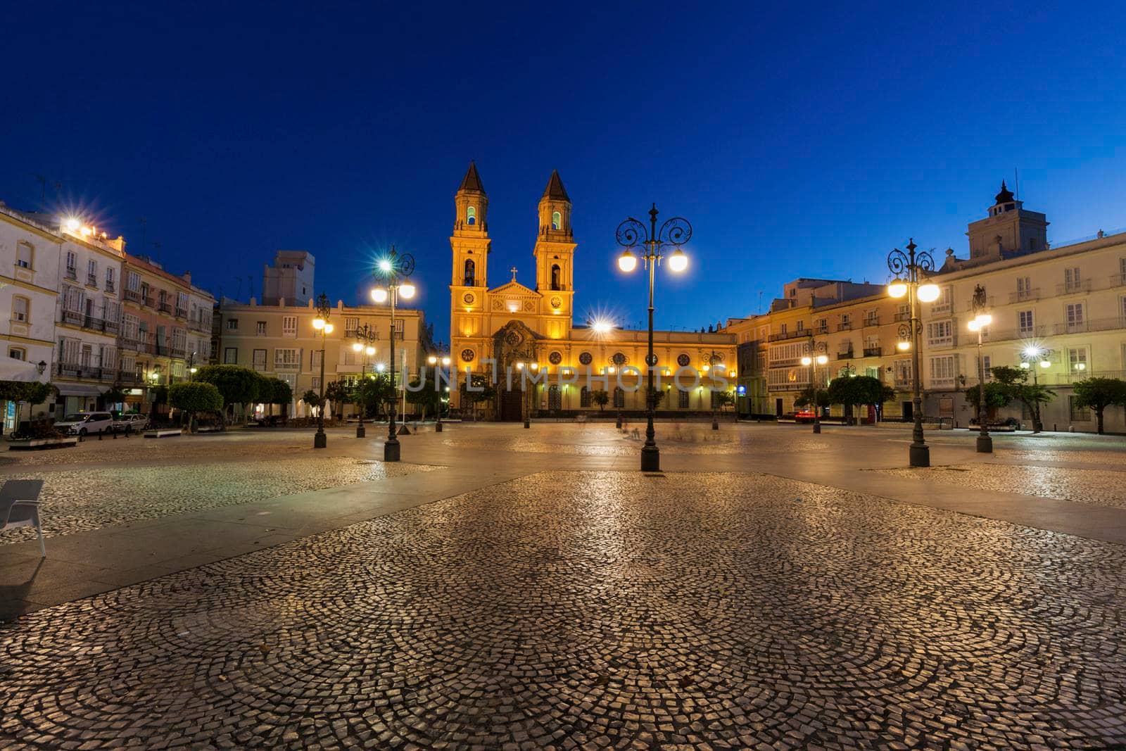 San Antonio Church in Cadiz. Cadiz, Andalusia, Spain.
