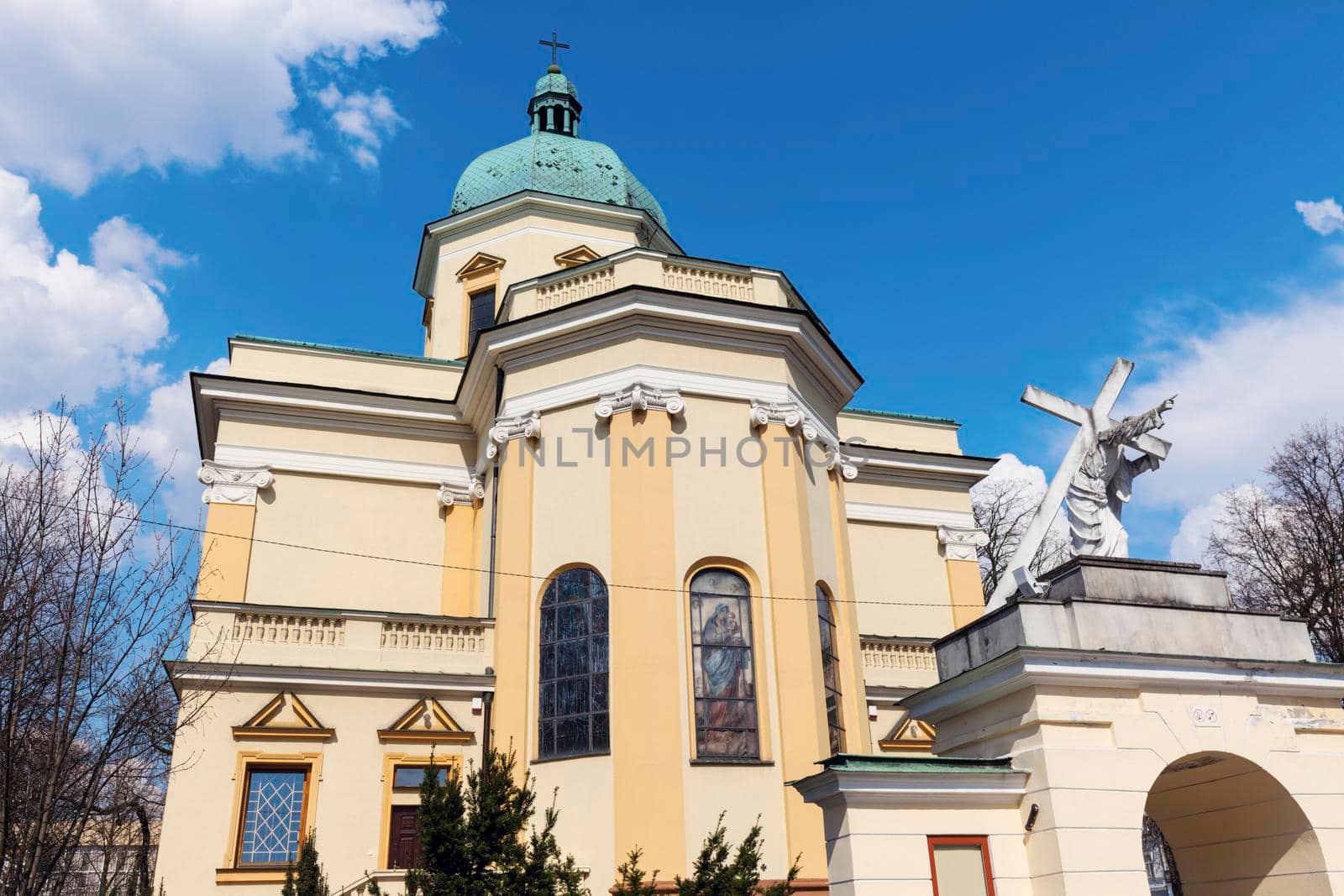 St. Stanislaus Garrison Church in Radom. Radom, Mazovia, Poland.