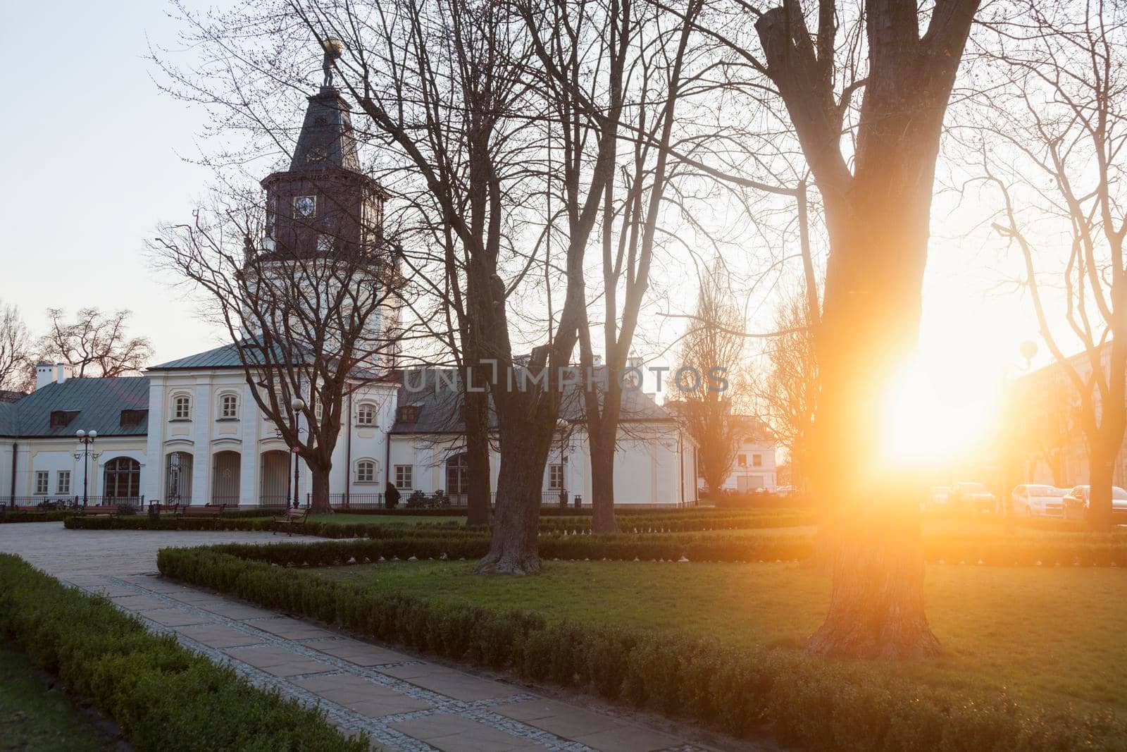 Town Hall in Siedlce. Siedlce, Masovia, Poland.