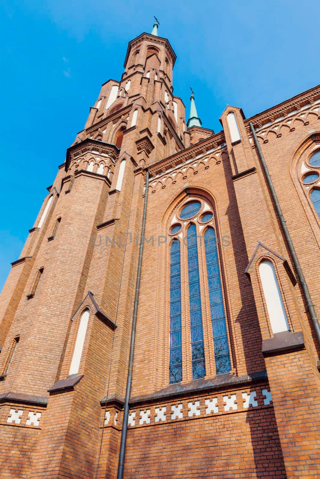 Church Of the Blessed Virgin Mary in Siedlce. Siedlce, Masovia, Poland.