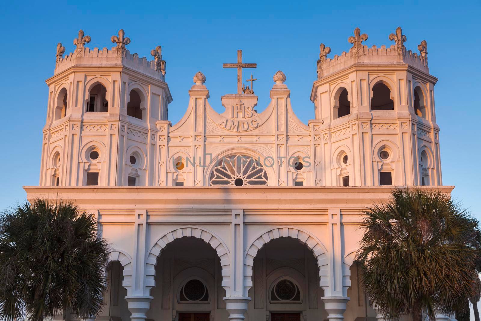 Sacred Heart Church in Galveston. Galveston, Texas, USA.
