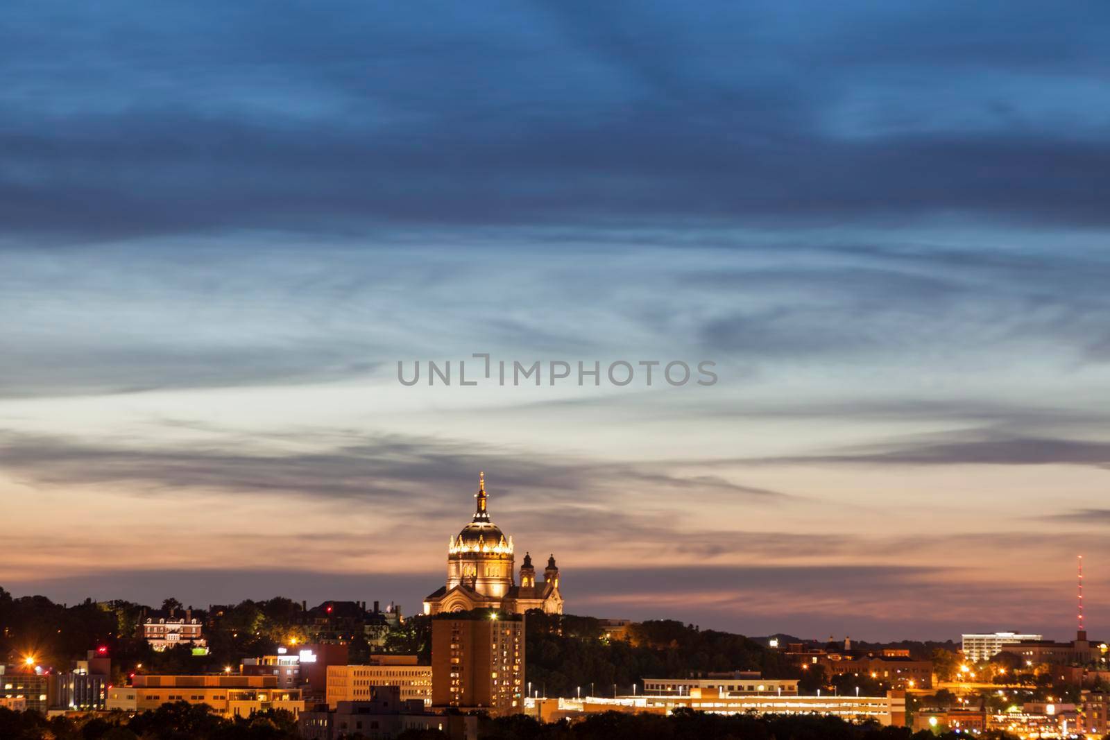 Cathedral of Saint Paul. St. Paul, Minnesota, USA.