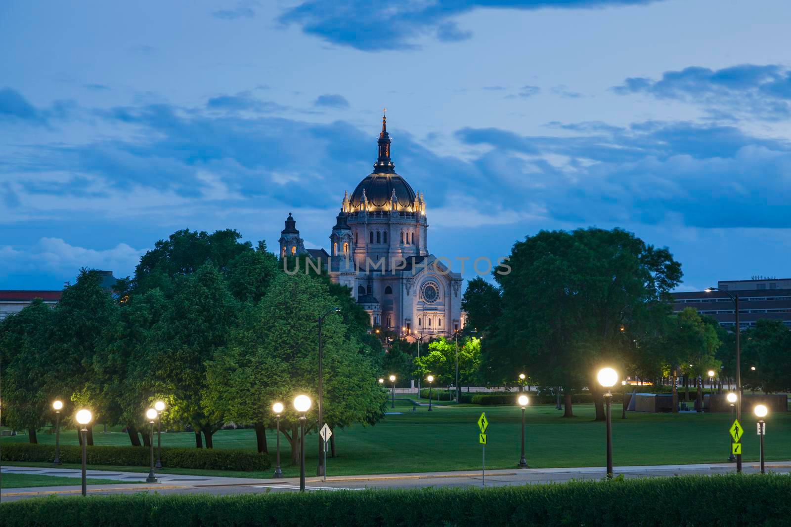 Cathedral of Saint Paul. St. Paul, Minnesota, USA.