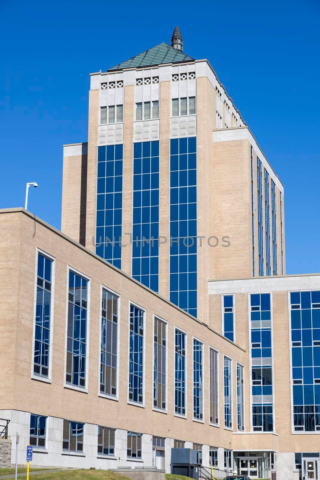 Confederation Building in St. John's. St. John's, Newfoundland and Labrador, Canada.
