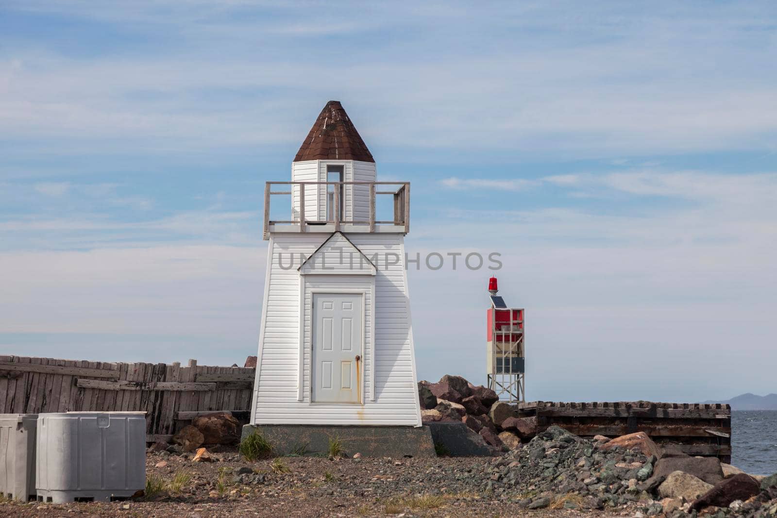 Garnish Lighthouse, Newfoundland. Newfoundland and Labrador, Canada.