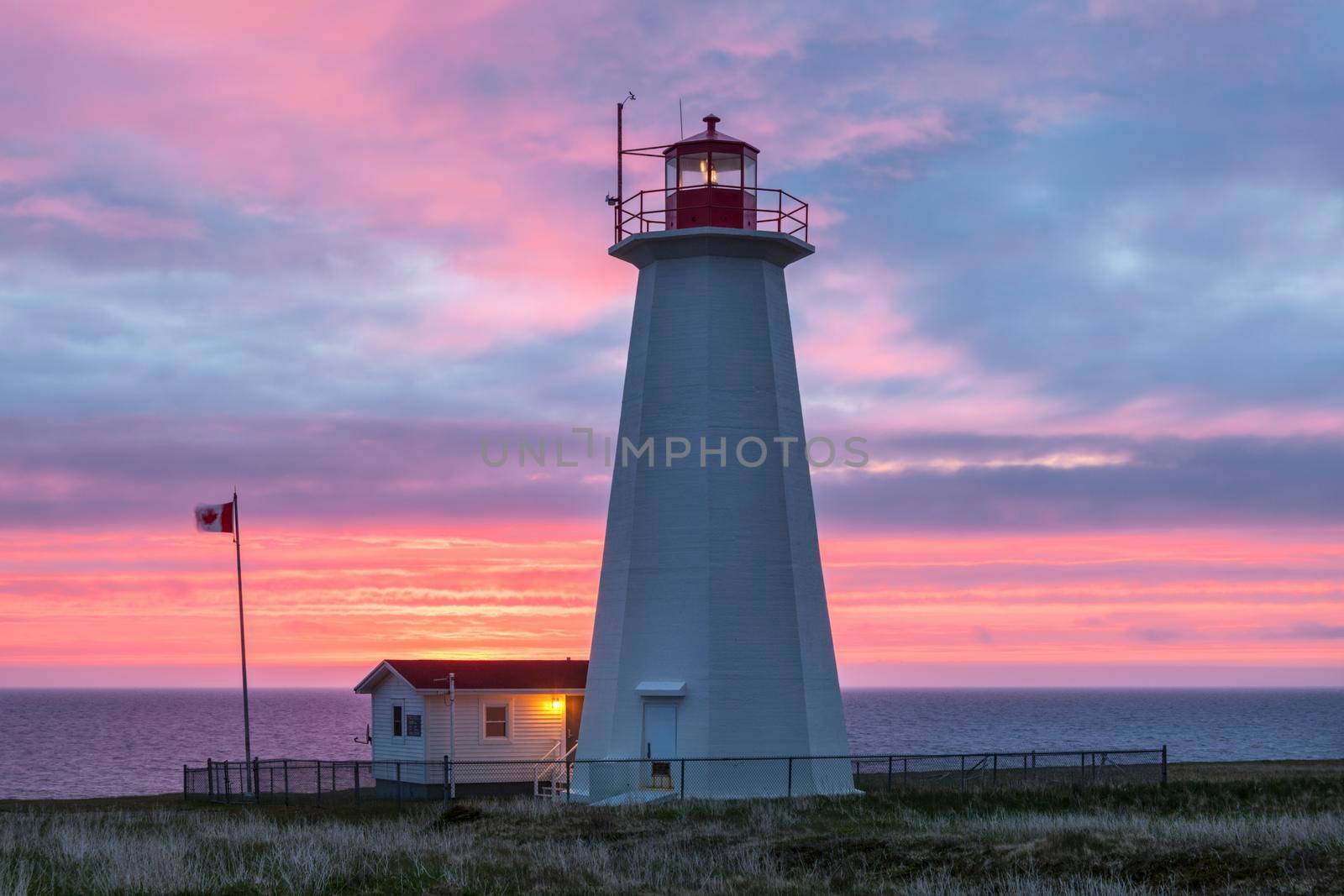 Cape Anguille Lighthouse, Newfoundland. Newfoundland and Labrador, Canada.