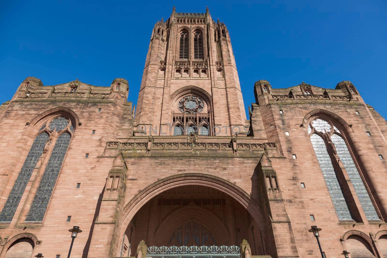 Liverpool Anglican Cathedral. Liverpool, North West England, UK.