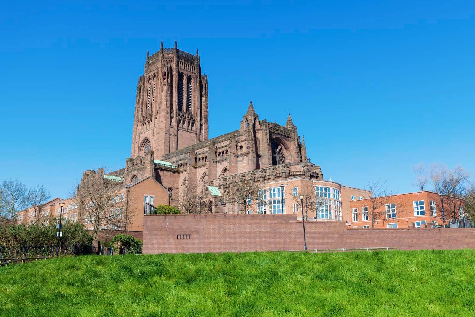 Liverpool Anglican Cathedral. Liverpool, North West England, UK.