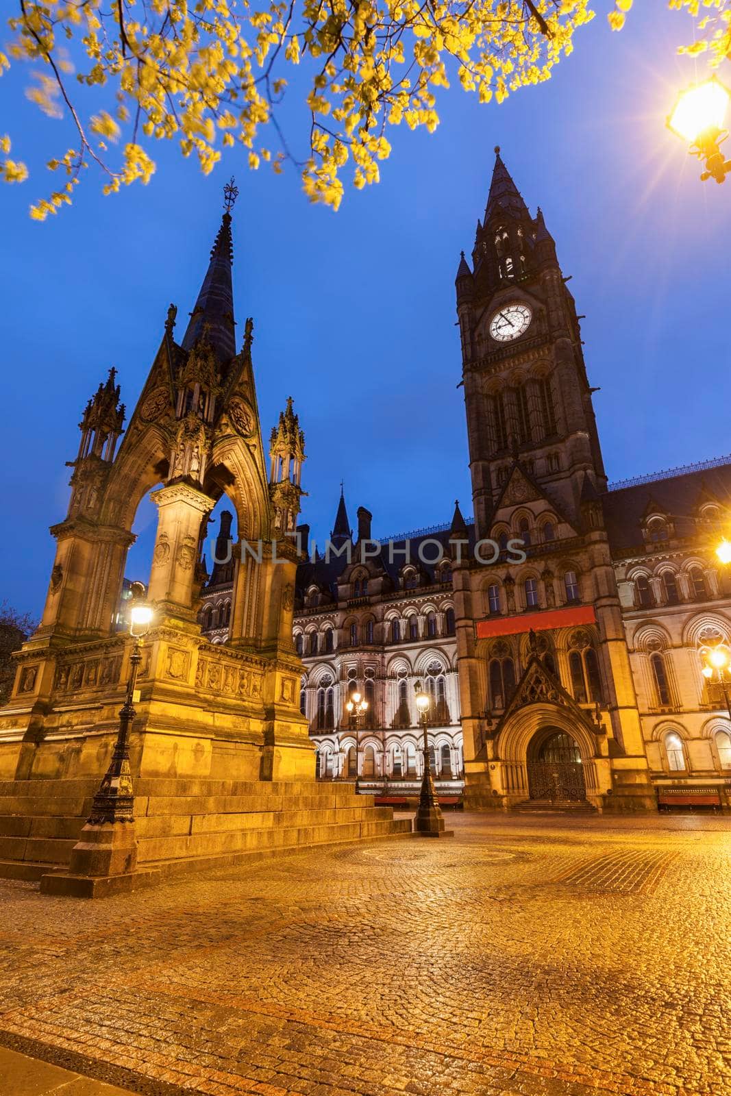 Manchester Town Hall. Manchester, North West England, United Kingdom.